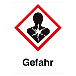 GHS-Symbol GHS08 Gesundheitsgefahr - Gefahr 105 x 148 mm 100er Rolle