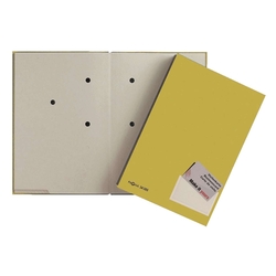 Pagna® Unterschriftsmappe - 20 Fächer, PP kaschiert, gelb