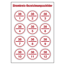 Stromkreisbezeichnung Stromkreisbezeichnung