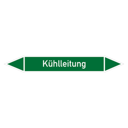 Rohrleitungskennzeichen Kühlleitung