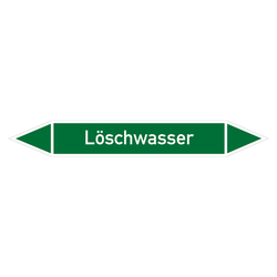 Rohrleitungskennzeichen Löschwasser