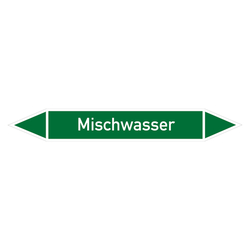 Rohrleitungskennzeichen Mischwasser