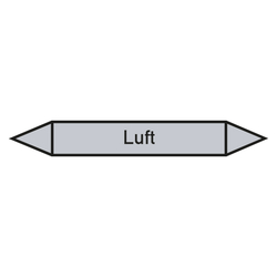 Rohrleitungskennzeichen Luft
