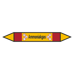 Rohrleitungskennzeichen Ammoniakgas