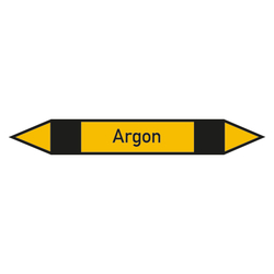 Rohrleitungskennzeichen Argon Folie selbstklebend 15 x 100 mm