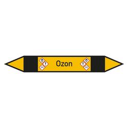 Rohrleitungskennzeichen Ozon