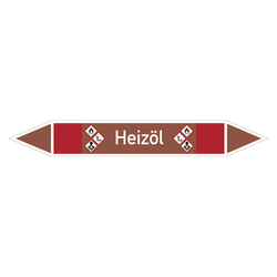 Rohrleitungskennzeichen Heizöl