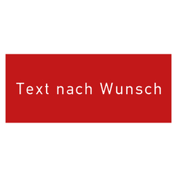 Bezeichnungsschilder einzeilig graviert aus Kunststoff