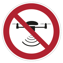 Verbotszeichen Drohne verboten