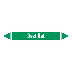 Rohrleitungskennzeichen Destillat