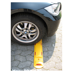 Markierungsschwelle für Parkplatzbegrenzung oder Fahrbahnabtrennung, gelb 1170 x 150 x 50 mm