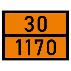 Warntafel 30 1170, orange, 400 x 300 mm in verschiedenen Materialien