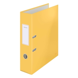 LEITZ 1061 Qualitäts-Ordner Cosy Soft-Touch - A4, breit, gelb matt