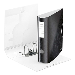 Leitz 1106 Ordner Active WOW A4 - 80 mm, schwarz metallic