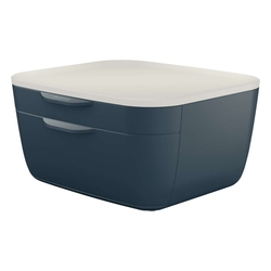LEITZ 5357 Schubladenset Cosy - 2 Schubladen, Polystyrol, grau matt/hellgrau