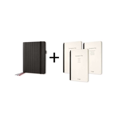 CONCEPTUM Business Organiser Conceptum flex Set - A5, Kunstleder, schwarz