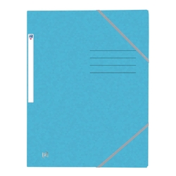 OXFORD Eckspannermappe TOPFILE+ - A4, Rückenschild, Karton, hellblau