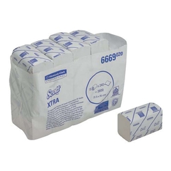 Scott&reg; Falthandtuch - 1-lagig, wei&szlig;, 20 x 31,5 cm, 3.600 T&uuml;cher