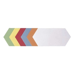 Franken Moderationskarte - Rhombus, 205 x 95 mm, sortiert, 500 Stück