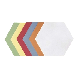 Franken Moderationskarte - Wabe, 190 x 165 mm, sortiert, 500 Stück
