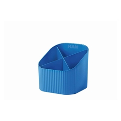 HAN Schreibköcher Re-X-LOOP - 4 Fächer, blau