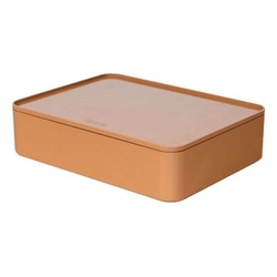 HAN SMART-ORGANIZER ALLISON Utensilienbox mit Innenschale und Deckel - dark grey/caramel brown