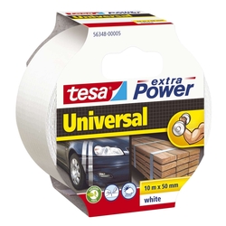 tesa® Gewebeklebeband extra Power Universal, 10 m x 50 mm, weiß