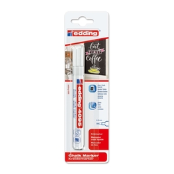 Edding 4095-1-1049 Kreidemarker - 2 - 3 mm, Blister, weiß
