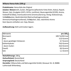 Wikana Hansa Keks 200 g