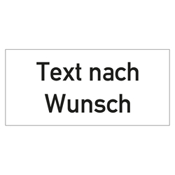 Paketaufkleber mit Text nach Wunsch, Weiß, Haftpapier, 136 x 63 mm, 500 Stück/Rolle