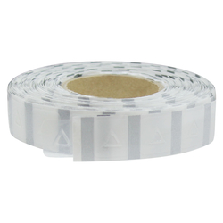 Tastbare Gefahrenhinweise für Blinde, Folie transparent, 15 x 15 mm, 1000 Stück/Rolle