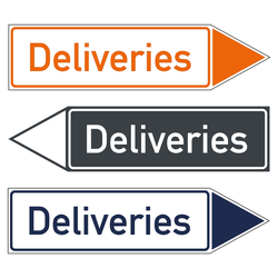 Wegweiser Pfeil Deliveries