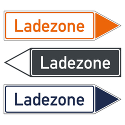 Wegweiser Pfeil Ladezone