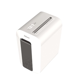 FELLOWES Aktenvernichter Powershred® LX65, Cross-Cut Partikel, 4 x 40 mm, weiß