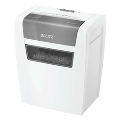 LEITZ Aktenvernichter IQ Home - Partikelschnitt P4, 6 Blatt, weiß
