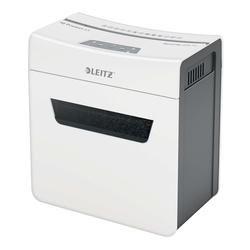 LEITZ Aktenvernichter IQ Protect Premium 6X - Partikelschnitt P-4, 6 Blatt, weiß