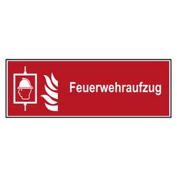 Brandschutzzeichen Feuerwehraufzug