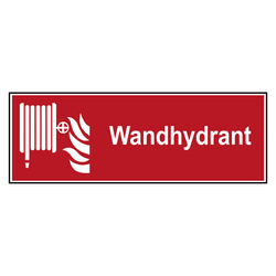 Brandschutzzeichen Löschschlauch Wandhydrant