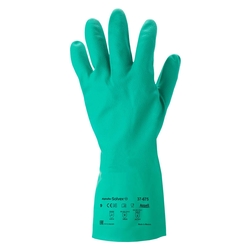 ANSELL Chemikalienhandschuh AlphaTec® Sol - Größe 10, grün, 12 Paar