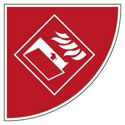 Tür Bodenmarkierung Brandschutzzeichen Brandschutztür