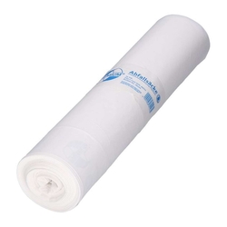 DEISS Müllsack Recycling - 120 Liter, weiß, 25 Stück, Recycling-LDPE