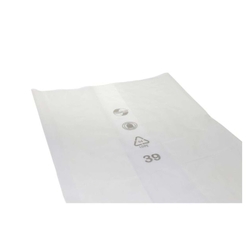 DEISS Müllsack Recycling - 1.000 Liter, transparent, 50 Stück, Recycling-LDPE