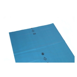 DEISS Müllsack Recycling - 240 Liter, blau, 200 Stück