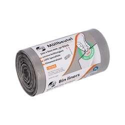 DEISS Müllbeutel First Plus pcr, 30L, 50 Stück, grau