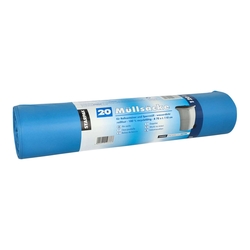 PAPSTAR Müllsäcke - 120 L, LDPE, blau, 20 Stück
