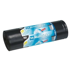PAPSTAR Müllsack - 120 Liter, schwarz, 25 Stück, LDPE