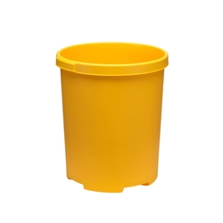HAN Großpapierkorb KLASSIK XXL - 50 Liter, rund, extra stabil, gelb