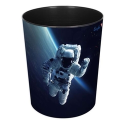 LÄUFER Papierkorb Astronaut - 13 L, Ø 30cm rund