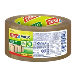 TESA Verpackungsklebeband PET ECO ultra strong - 50mm x 66m, braun