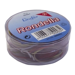LÄUFER RONDELLA Gummiringe in der Dose - 25 g, sortiert